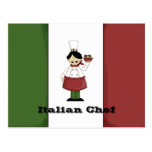 Italian Chef #3 Recipe Card Postcards