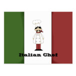 Italian Chef #6 Recipe Card Postcards