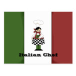 Italian Chef #8 Recipe Card Post Card
