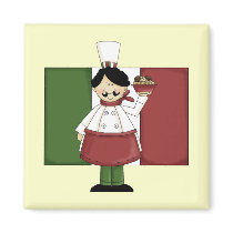 Italian Chef - Customizable magnets