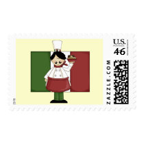 Italian Chef - Customizable postage by countrykitchen Italian Chef - Customizable postage
