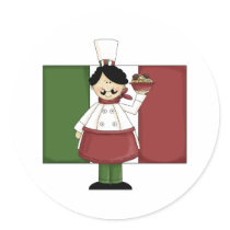 Italian Chef - Customizable stickers