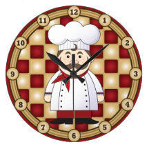 Italian Chef Wallclock