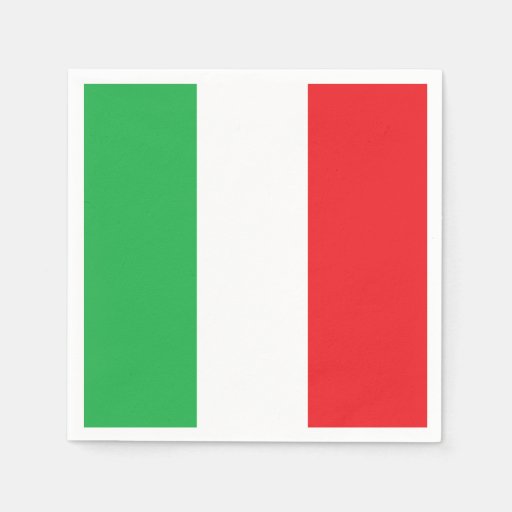 "Italian Colors" Paper Napkins Zazzle