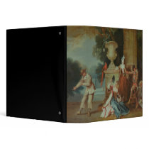 Italian Comedians in a Park, c.1725 Vinyl Binder