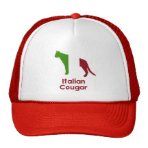 Italian Cougar Trucker Hats