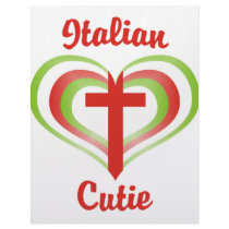 Italian Cutie letterhead by EthnoShirts Italian Cutie letterhead