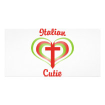 Italian Cutie photo cards by EthnoShirts Italian Cutie photo cards