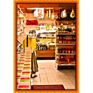 Italian Deli Poster Print