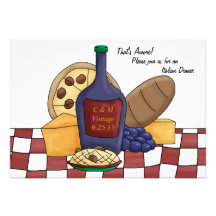 Italian Dinner Invitation