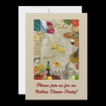 Italian Dinner Party invitations