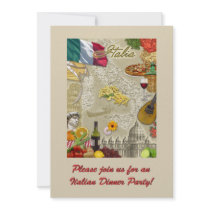 Italian Dinner Party Announcement