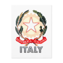 Italian Emblem postcards by FlagStore Italian Emblem postcards