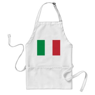 Italian Flag Apron apron