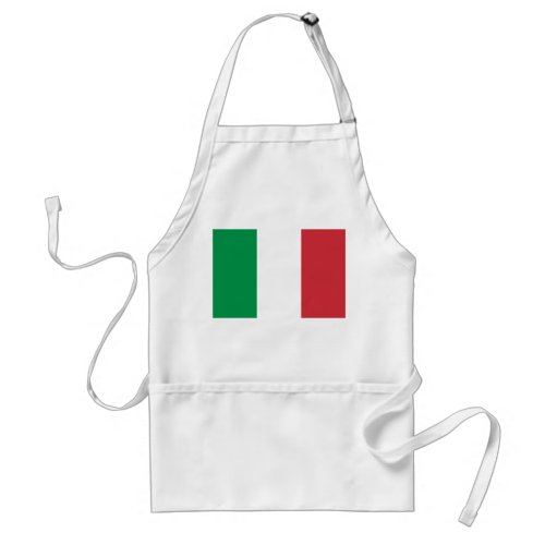 Italian Flag Apron apron