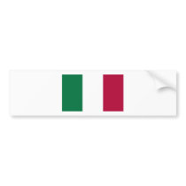 Italian Flag bumper stickers