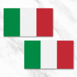 Italian Flag Business Card