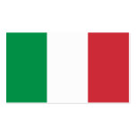 Italian Flag Business Card