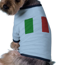 Italian flag doggie tshirt