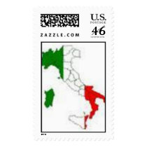Italian Flag Map postage postage by rjvalentic Italian Flag Map postage postage