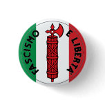 italian flag  Movimento Fascismo e Liberta Pins
