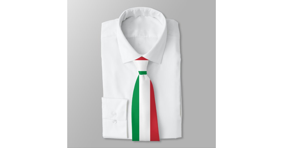 Italian flag neck ties Zazzle