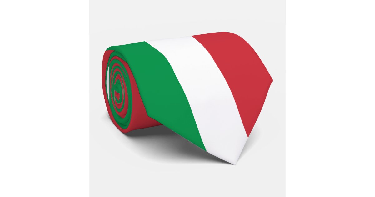 Italian flag neck ties Zazzle
