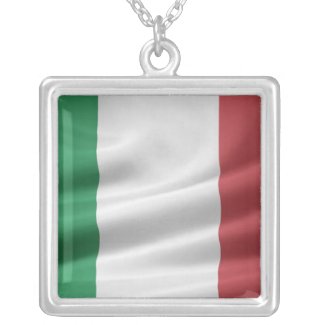 Italian Flag Necklace necklace