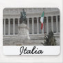 Italian Flag Next to Ancient Roman Ruin Mouse Pads