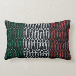 Italian Flag of Paperclips pillows