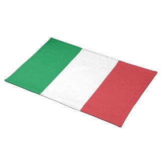 Italian Flag on MoJo Placemat