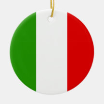 Italian Flag Ornament