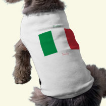 Italian Flag Pet Clothing