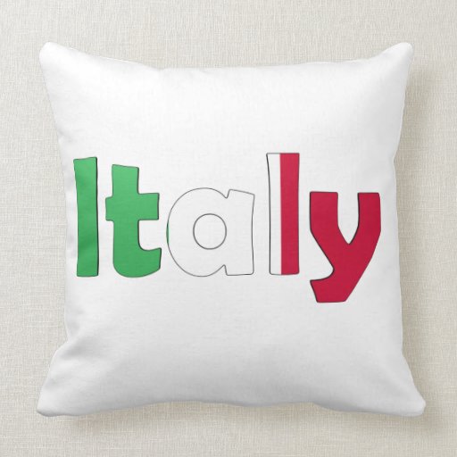 Italian Flag Pillow