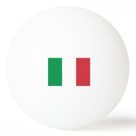 Italian flag ping pong balls for table tennis ping pong ball