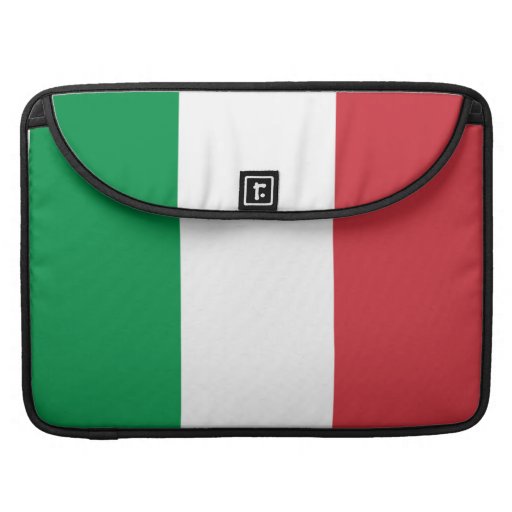 Italian Flag Rickshaw Flap Sleeve Sleeve For MacBooks
