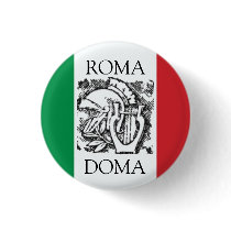 italian flag ROMA, DOMA buttons by fbgdesings italian flag ROMA, DOMA buttons