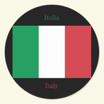 Italian Flag Sticker