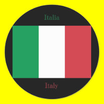 Italian Flag Sticker stickers