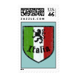 Italian Flag Vintage Style Postage Stamp