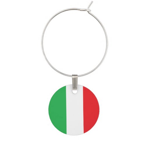 "Italian Flag" Wine Charm Zazzle