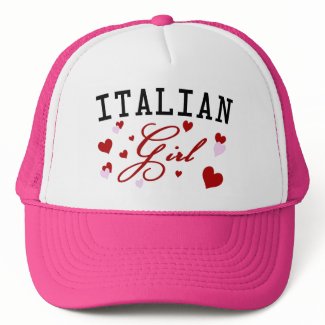 Italian Girl Pink Hat hat