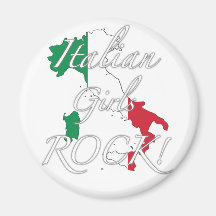 Italian Girls Rock! Magnet