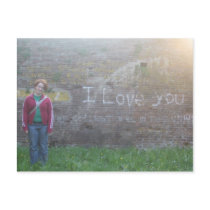 italian graffiti 'i love you.' postcards