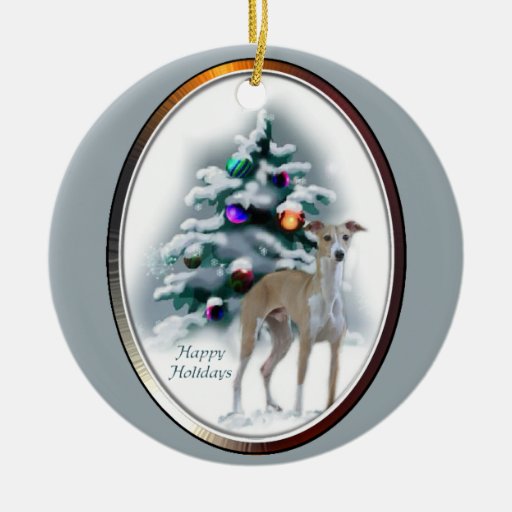 italian greyhound christmas gifts ornament zazzle italian greyhound christmas gifts ornament zazzle