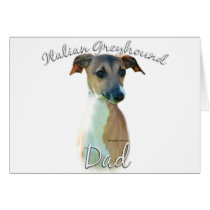 Italian Greyhound Dad 2 cards