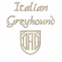 Italian Greyhound Dad embroidered shirts