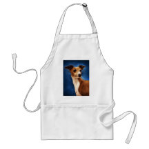 Italian Greyhound Dog Art - Magnifico Apron