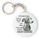 Italian Greyhound FAQ Keychain