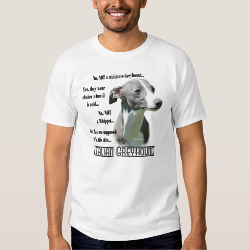 italian greyhound t shirt